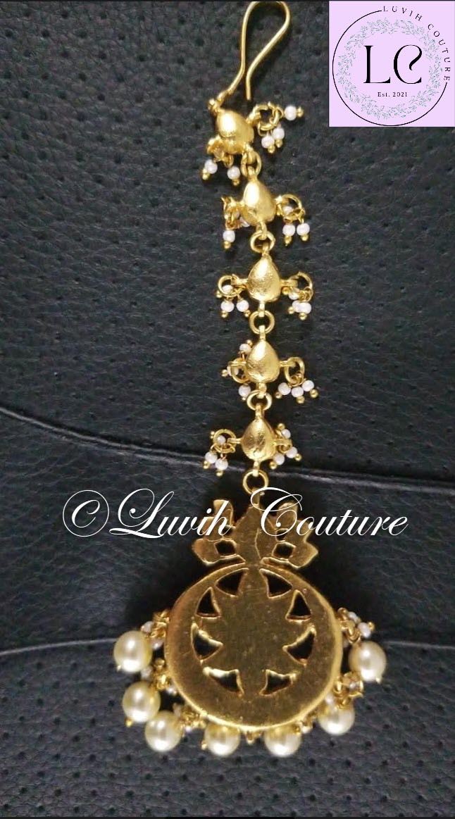 Floral Jadau Kundan Papadi Billa Back Side
