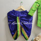 Maggam Work or Raw Silk Kurtha and dhothi Set for Boys