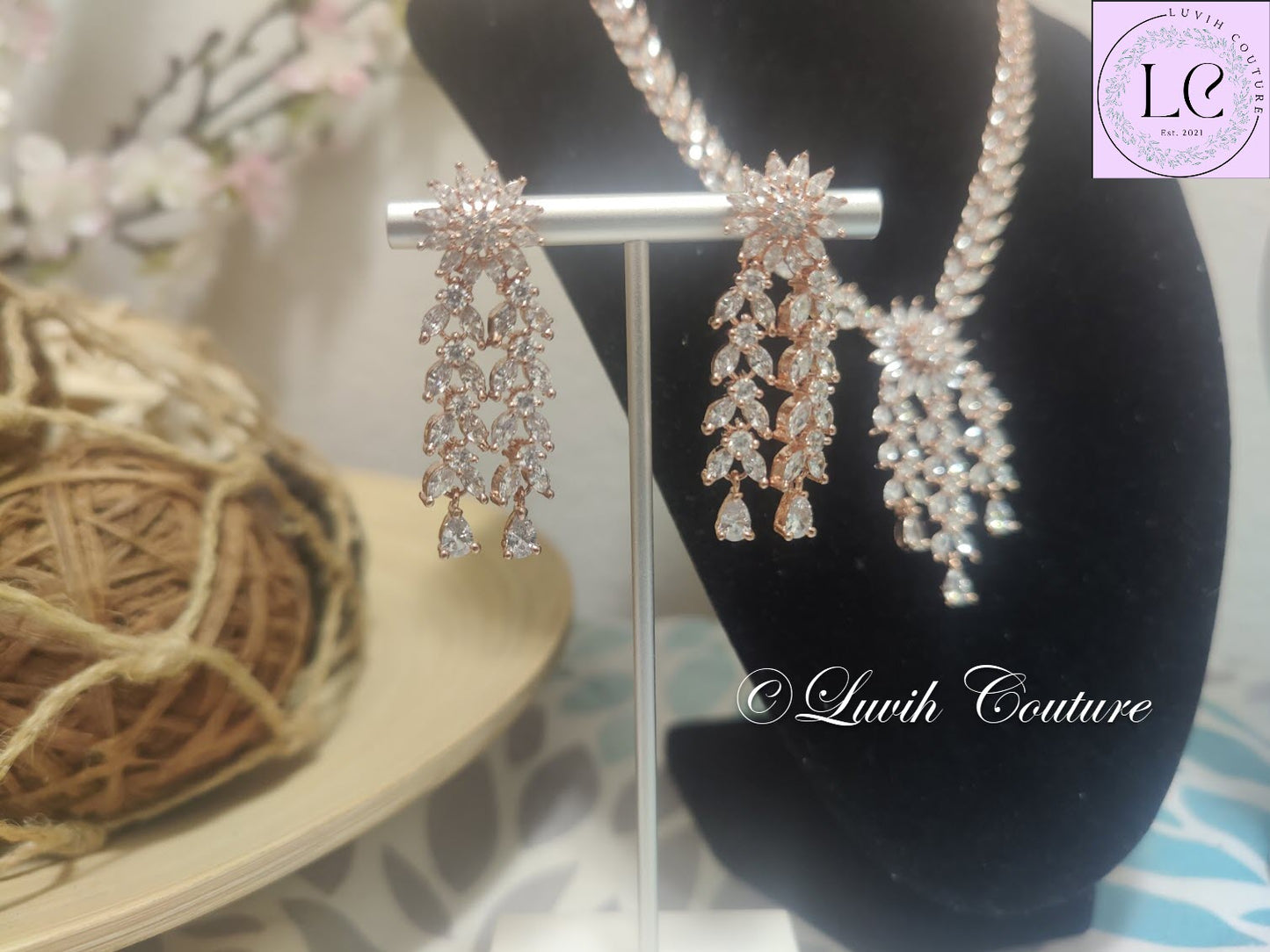 Flexible Floral Cz  Earrings for Kids, Girls, Teens , Women
