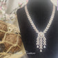 Flexible Floral Cz Necklace for Kids, Girls, Teens , Women