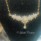 Floral Cz Pendant Mangalsutra or Black Beads for Women
