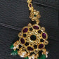 Floral  Design Kemp Maang Tikka/ Papadi Billa for kids or women