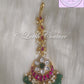 Flower and Moon Design Maang tikka for girls, teens, kids, women