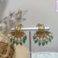 Swan Jadau Kundan Earrings Back side for girls , teens and women