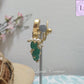 Swan Jadau Kundan Earrings  Side View for girls , teens and women