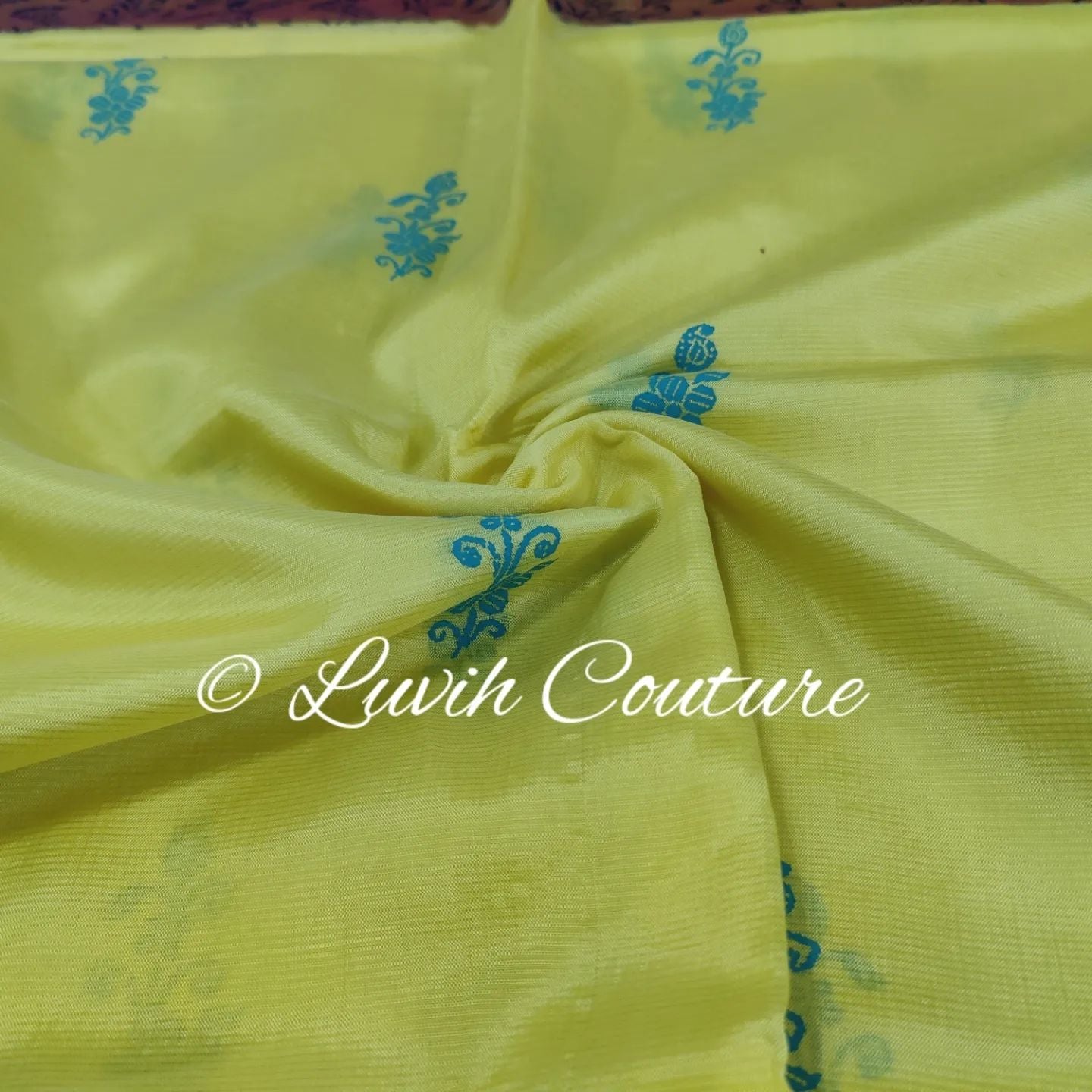 Mangalagiri saree yellow