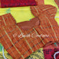 Mangalagiri Saree Orange blouse back side