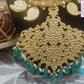 Jadau Kundan Floral, Peacock , Mango Grand Necklace  Pendant Back side for Girls, Teens and Women
