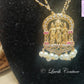 Ram Dharbar Pendant black beads or Mangalsutra for Women