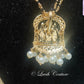 Ram Dharbar Pendant black beads or Mangalsutra  Back Side  for Women