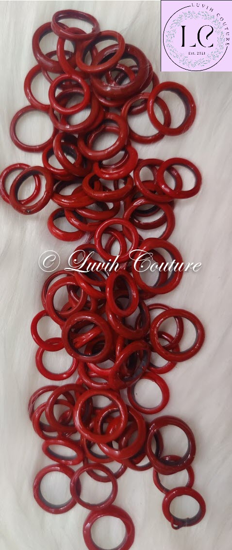 Red Glass Bangles or Chitti Gajulu or Small Worship bangles