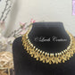 Simple Cz Mango Necklace Back side for kids, girls, teens and women