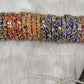 Thin Raw Silk Bangles All colors for women