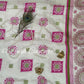 White and Pink Mangalagiri Saree