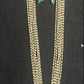 Navaratan with rice pearls long mala / necklace, Luvih Couture