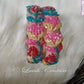 Apricot/ Peach Floral Maggam Bangles/ Raw silk Bangles for women 2.6-Luvih Couture