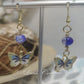 Blue Butterfly Earrings For Women-Luvih Couture