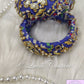Maggam work bangles Patola Blue Color, Luvih Couture