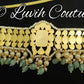 Carved Stone Jadau Kundan Necklace Back Side, Women's Necklace, Imitation Necklaces, Imitation Jewelry, Luvih Couture