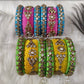 Silk thread bangles custom order all colors clear picture, Luvih Couture