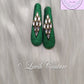 Dark Green Rhombus Silk Thread Hair Clips  for kids, Girls, Teens, Women, Luvih Couture