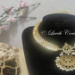 Floral Temple Necklace  back side for girls, teens and women