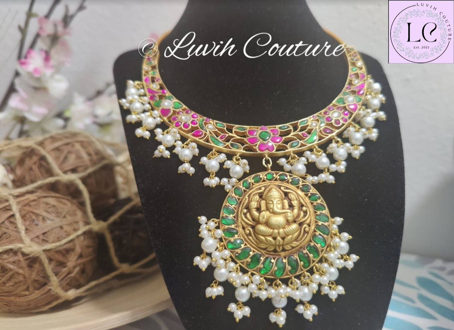 Ganesh Kanti Necklace for Kids Luvih Couture