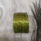 Glass Bangles- Parrot Green - Traditional Bangles, Luvih Couture