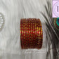 Glass Bangles- Red- Traditional Bangles, Luvih Couture