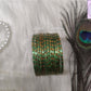 Glass Bangles- Light Green- Traditional Bangles, Luvih Couture