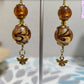 Handmade Glass Lamp work Earrings for Women, Luvih Couture
