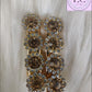 Gold Flower Hair Clips Luvih Couture
