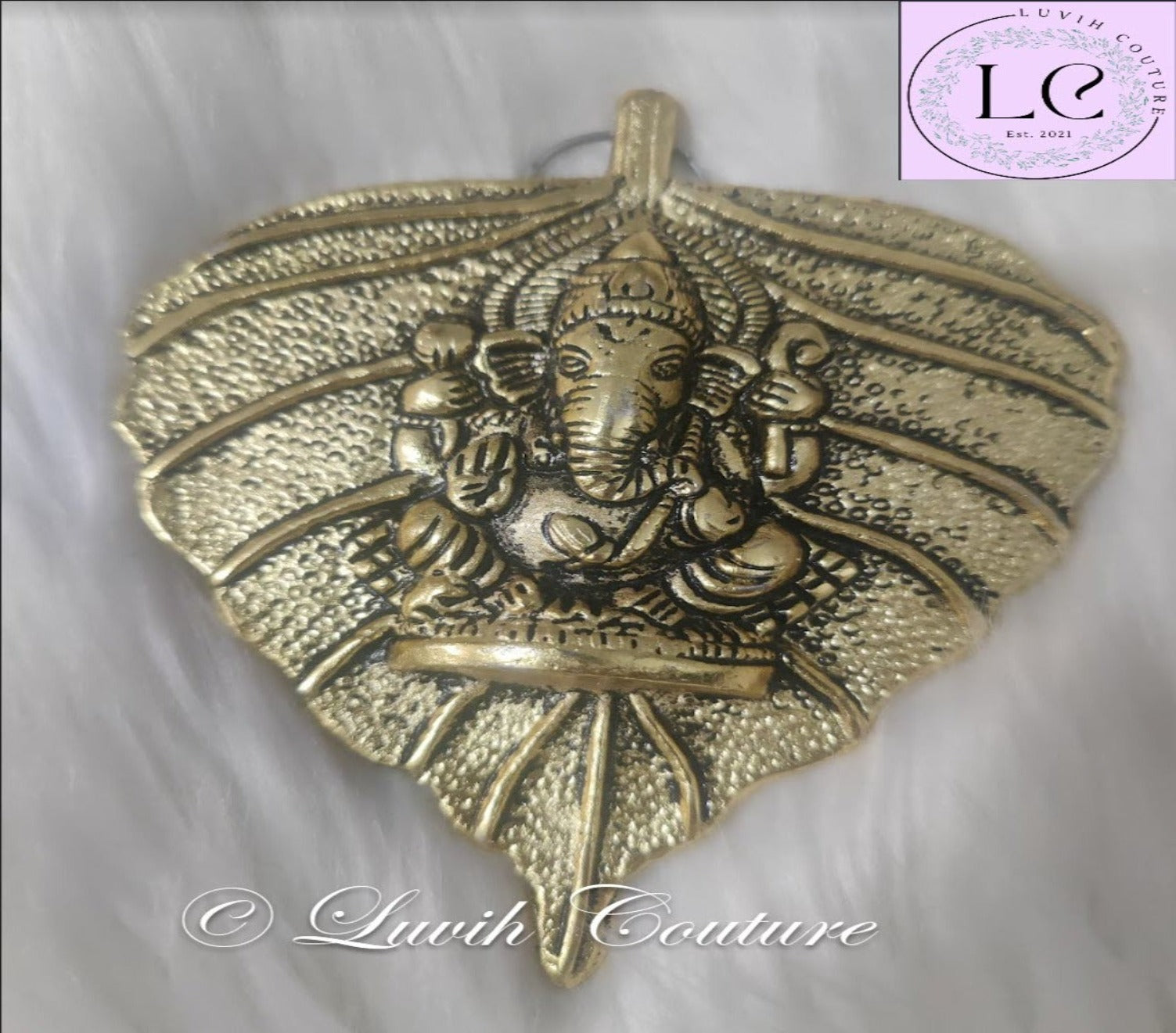Ganesh wall decor Gold Luvih Couture