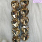 Gold Heart hair clips, Luvih Couture