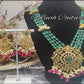 Green beads Necklace set Luvih Couture