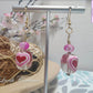Heart Earrings Hand Painted, Luvih Couture