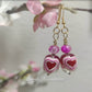 Heart Earrings, Luvih Couture