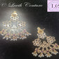 Floral Kemp Guttapusalu Earrings Back side for kids, girls , Teens, Women
