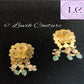 Carved Stone Jadau Kundan Earrings Back Side, Earrings, Women's Earrings, Imitation Earrings, Luvih Couture