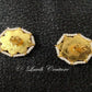 Jadau Kundan Floral Earrings , Back Side, Floral Earrings, Earrings for women, Imitation Earrings, Imitation Jewelry, Indian Earrings, Indian Jewelry, Luvih Couture