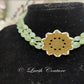 Jadau Kundan Floral Necklace Back Side, Imitation Necklace, Imitation Jewelery, Indian Jewelry, Luvih Couture