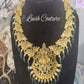 Jadau Kundan Lakshmi Peacock Necklace Back Side For Kids and Women , Jadau Kundan Necklaces, Luvih Couture