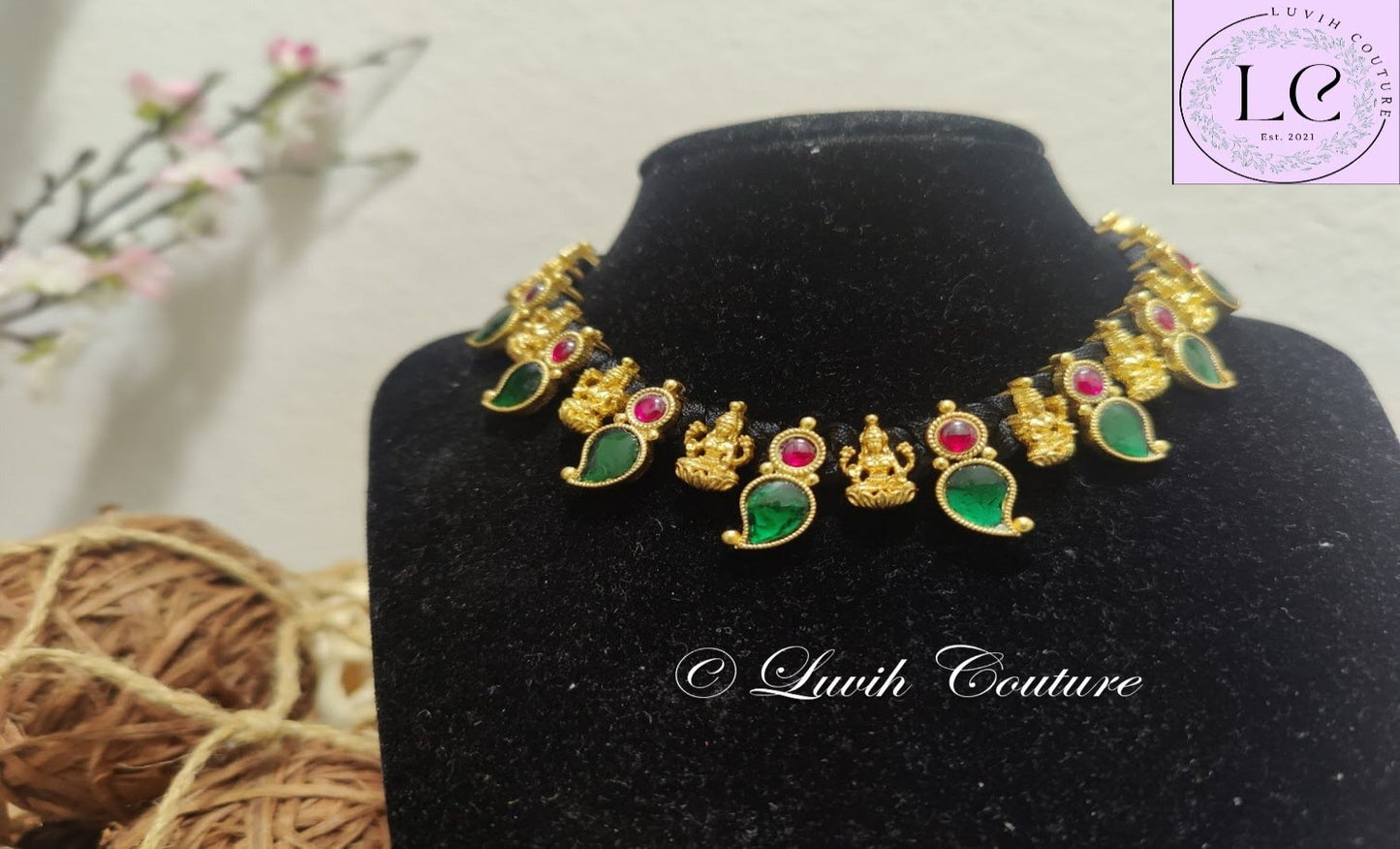 Jadau Kundan Mango Lakshmi Mangalsutra for women