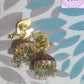 Jadau Kundan Earrings Back side Peacock Earrings for Girls, Teens and women, Luvih Couture