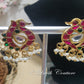Jadau Kundan Peacock Earrings for girls, teens, women