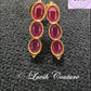 ruby/ Kemp Earrings kemp necklace set kemp jewelry, Luvih Couture