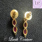 ruby/kemp earrings back side kemp necklace set kemp jewelry, Luvih Couture
