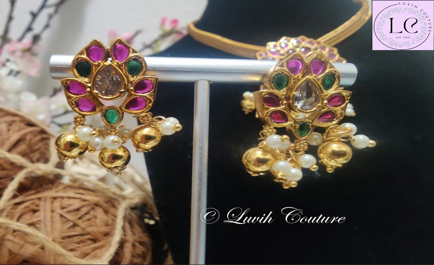 Kemp floral Earrings for kids, girls, teens and women