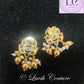 Kemp floral Earrings Back side for kids, girls, teens and women