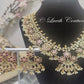 Kemp Floral Guttapusalu Necklace Set for Kids, Girls, Teens , Women